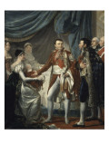 Napoléon Ier présente le roi de Rome aux dignitaires de l'Empire, 20 mars 1811 Reproduction procédé giclée par Georges Rouget