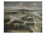 Vue cavalière du château, jardins bas et de la ville de Saint-Cloud Lámina giclée por Etienne Allegrain Vue cavalière du château, jardins bas et de la ville de Saint-Cloud Lámina giclée por Etienne Allegrain