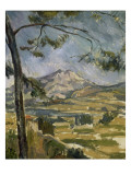 La montagne Sainte Victoire reproduction procédé giclée par Paul Cézanne