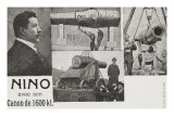 Nino with His Gun 1600Kl, Weightlifter, Weight Raiser Lámina giclée Nino with His Gun 1600Kl, Weightlifter, Weight Raiser Lámina giclée