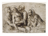 Pietà : Lamentation sur le Christ mort Giclee Print by Giovanni Bellini