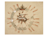 Modèle de décor pour un récipient en verre Lámina giclée por Emile Gallé Modèle de décor pour un récipient en verre Lámina giclée por Emile Gallé