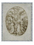 Suite de vingt petits dessins ovales reproduction procédé giclée par Johan Wierix