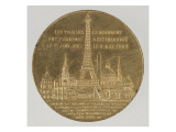 Medal: Inauguration of the Eiffel Tower, May 6, 1889 Giclee Print