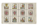Planche de saintetés reproduction procédé giclée