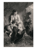 Médée furieuse, d'après Delacroix Giclee Print by Emile Lassalle