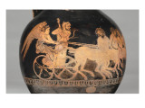 Oenochoé à figures rouges : parodie de l'Apothéose d'Héraclès Lámina giclée Oenochoé à figures rouges : parodie de l'Apothéose d'Héraclès Lámina giclée