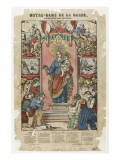 Notre-Dame de la garde, patronne des marins reproduction procédé giclée