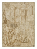 Persée rapportant des pommes du jardin des Hespérides Giclee Print by Jacopo Ripanda