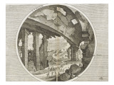Vue en perspective du Colisée Giclee Print by Hendrik Hondius