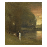 Over the river Lámina giclée por George Inness Over the river Lámina giclée por George Inness