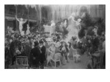 Esquisse pour un "Vendredi au Salon des Artistes Français" Giclée-Druck von François Vizzavona