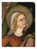 Panneau peint de Sauvagnat : Crucifixion reproduction procédé giclée