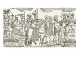 Ordre et marche du boeuf-gras, sortant de l'abattoir du Roule Lámina giclée Ordre et marche du boeuf-gras, sortant de l'abattoir du Roule Lámina giclée