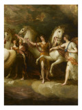 Phaëton sollicitant d'Apollon la conduite du Soleil Giclee Print by Benjamin West