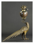 Lampe à pétrole soutenue par un faisan Lámina giclée Lampe à pétrole soutenue par un faisan Lámina giclée