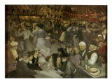 Le bal du 14 juillet Giclee Print by Théophile Steinlen