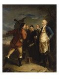 Pascal Paoli à la bataille de Ponte Novu (Ponte-Novo), 1769 Giclee Print by Henry Benbridge