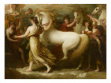 Phaëton sollicitant d'Apollon la conduite du Soleil reproduction procédé giclée par Benjamin West