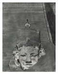 Nubia: Western Colossus of Spéos of Hwr, Abu Simbel Giclee Print by Camp Maxime Du