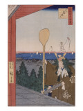 Le mont Atago à Shiba reproduction procédé giclée par Ando Hiroshige