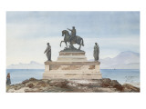 Monument de Napoléon Ier à Ajaccio Giclee Print by EugÃ¨ne Viollet-le-Duc