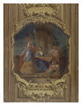 Minerve considérant l'ouvrage d'Arachné Reproduction procédé giclée par Alexandre Ubelesqui