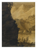 Paysage montagneux Lámina giclée por Alexander Cozens