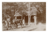 Photo Album: Hunting with Hounds in 1900 Beautertre Giclee Print
