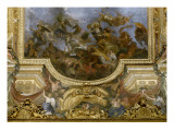 Passage of the Rhine in the Presence of Enemies, 1672 Giclee Print by Charles Le Brun