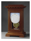Pendule géographique reproduction procédé giclée par Antide Janvier