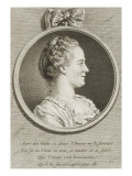 Marquise de Pompadour (1722-1764) reproduction procédé giclée par Augustin De Saint-aubin