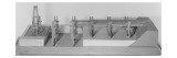 Model of the Rhine Bridge Built by Caesar in 55 Bc Giclee Print