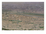Vue générale de Paris, prise de l'Observatoire, en ballon Reproduction procédé giclée par Victor Navlet