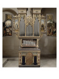 Orgue de la Chapelle, positif allemand Lámina giclée