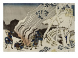 Minamoto no Muneyuki Ason Lámina giclée por Katsushika Hokusai