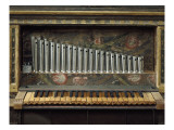 Orgue de la Chapelle, positif allemand Lámina giclée