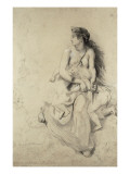 Médée d'après Delacroix Giclee Print by Emile Lassalle
