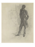 Paul Helleu en pied reproduction procédé giclée par Giovanni Boldini