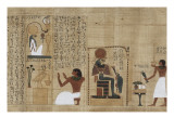 Papyrus mythologique d'Imenemsaouf, Supérieur des porteurs de bouclier-quera d'Amon Gicleetryck Papyrus mythologique d'Imenemsaouf, Supérieur des porteurs de bouclier-quera d'Amon Gicleetryck