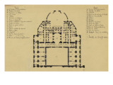Opéra de Paris, plan de 2ème dessous de la scène et du sous-sol de l'arrière du bâtiment Lámina giclée por Alphonse Gosset Opéra de Paris, plan de 2ème dessous de la scène et du sous-sol de l'arrière du bâtiment Lámina giclée por Alphonse Gosset