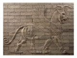 Palace of Artaxerxes Ii: Winged Griffin from Right Giclee Print