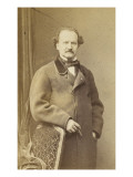 M. Porlier debout, cigare en main Giclee-trykk av et Bertall Bayard