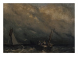 Azul marino Lámina giclée por Richard Parkes Bonington