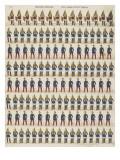 New Imaging: a Hundred Guards Held in Large and Small Giclee Print