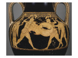 Amphore pseudo-panathénaïque attique à figures rouges Lámina giclée por Andokides . Amphore pseudo-panathénaïque attique à figures rouges Lámina giclée por Andokides .