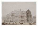 Nouvel Opéra, vue perspective Giclee-trykk av Alphonse Botrel