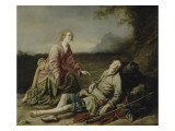 Scène pastorale (Granida et Daifilo ), probablement tirée de la pièce de P.C. Hooft , "Granida" Giclee Print by Jan Miense Molenaer