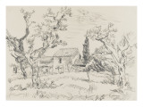 Oliviers à Eygalières (Bouches-du-Rhône) Lámina giclée Oliviers à Eygalières (Bouches-du-Rhône) Lámina giclée