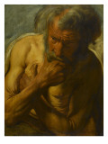 Le vieux faune reproduction procédé giclée par Jacob Jordaens